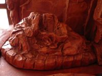 Traditional bethlehem (nativity scenes) from baked clay